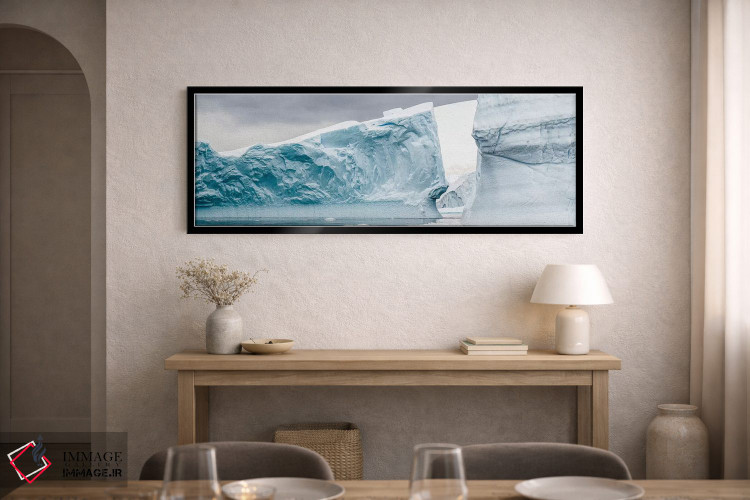 تابلو دکوراتیو Antarctic Peninsula, Antarctica" - "یخچال طبیعی در اقیا… اثر پانورامیک ایمجز - D2B