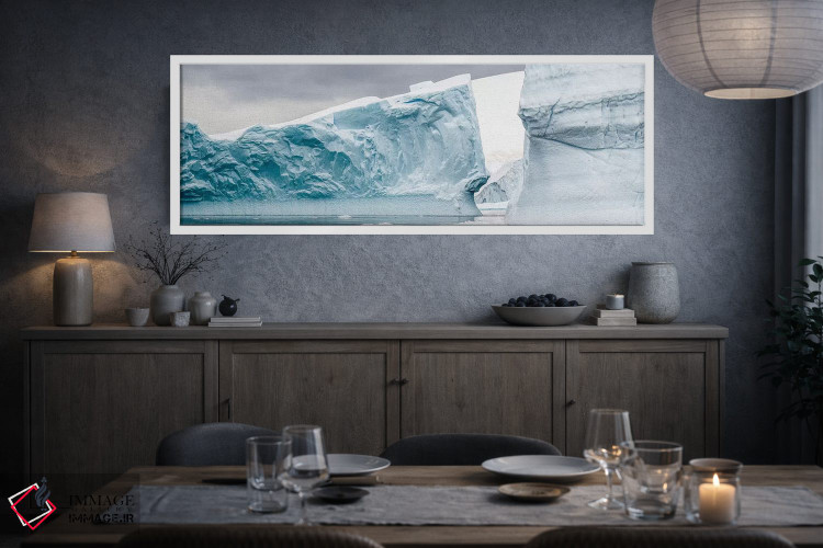 تابلو دکوراتیو Antarctic Peninsula, Antarctica" - "یخچال طبیعی در اقیا… اثر پانورامیک ایمجز - D4W