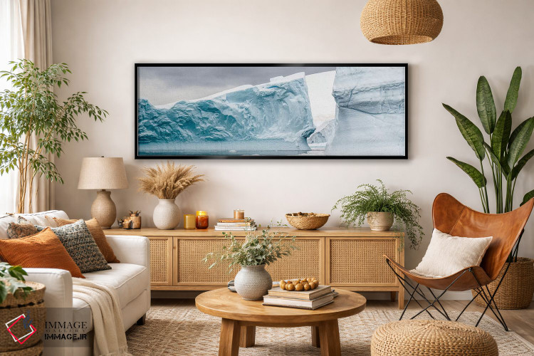 تابلو دکوراتیو Antarctic Peninsula, Antarctica" - "یخچال طبیعی در اقیا… اثر پانورامیک ایمجز - D5B