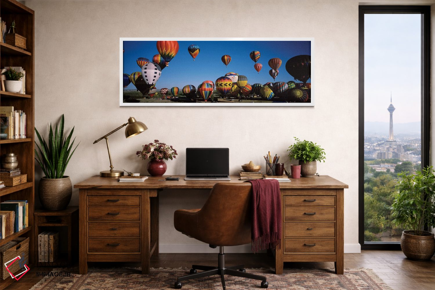 تابلو دکوراتیو Albuquerque International Balloon Fiesta, Albuquerque… اثر پانورامیک ایمجز - D1W