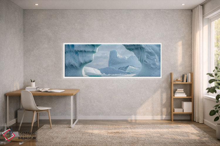 تابلو دکوراتیو Antarctic Peninsula, Antarctica" - "یخچال شناور در اقیا… اثر پانورامیک ایمجز - D1W