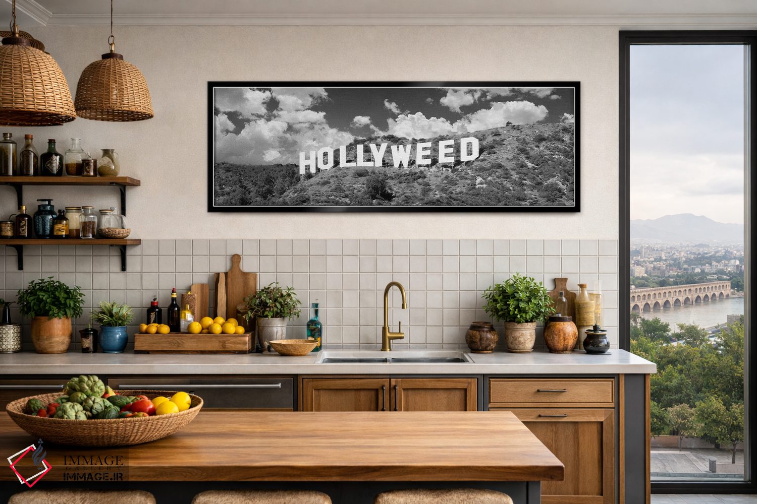تابلو دکوراتیو at Hollywood Hills, Los Angeles, California, USA" - "تا… اثر پانورامیک ایمجز - D5B