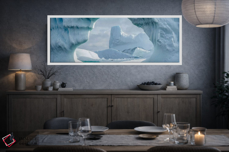 تابلو دکوراتیو Antarctic Peninsula, Antarctica" - "یخچال شناور در اقیا… اثر پانورامیک ایمجز - D4W