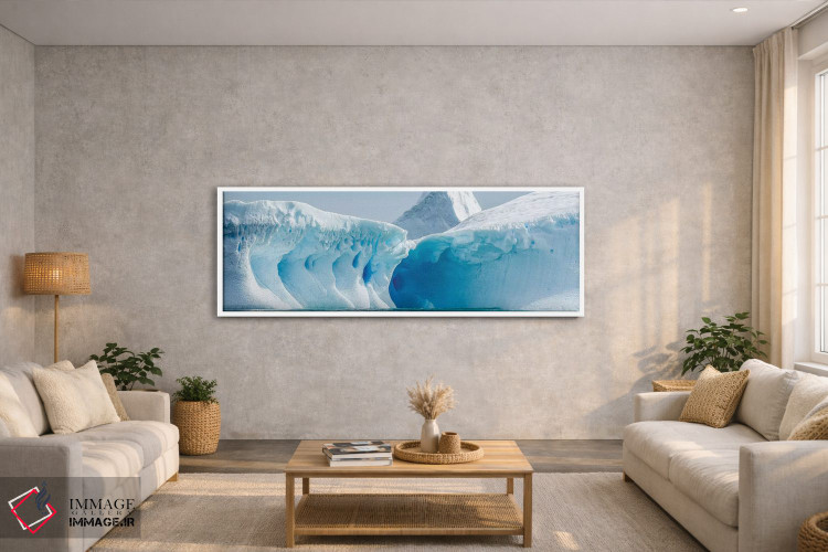 تابلو دکوراتیو Antarctic Peninsula, Antarctica" - "یخچال شناور در اقیا… اثر پانورامیک ایمجز - D3W