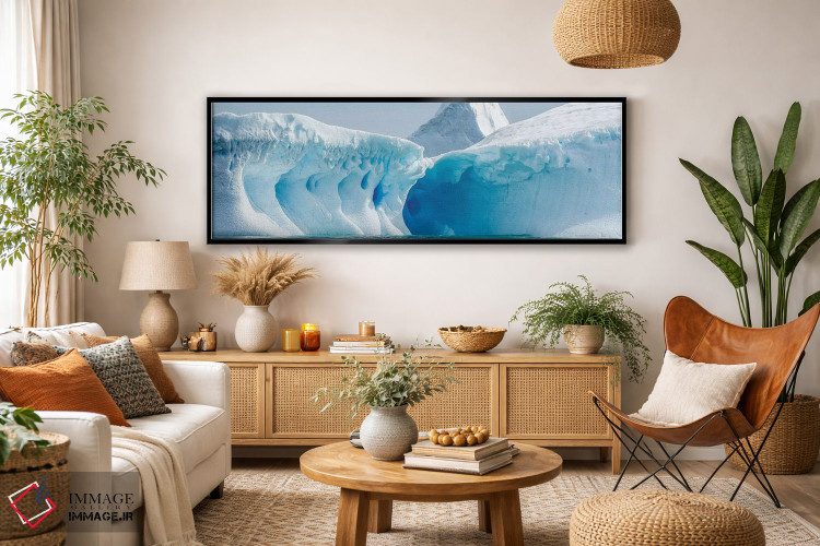 تابلو دکوراتیو Antarctic Peninsula, Antarctica" - "یخچال شناور در اقیا… اثر پانورامیک ایمجز - D4B