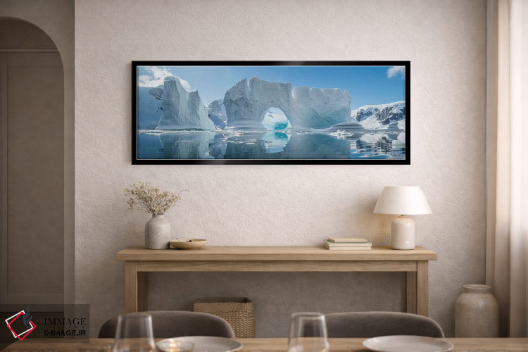 تابلو دکوراتیو Antarctic Peninsula, Antarctica" - "یخچال های شناور در… اثر پانورامیک ایمجز - D2B