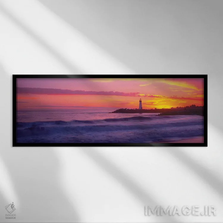 تابلو دکوراتیو Alaska, USA" - "کلبه کوهستانی ایزوله، آلاسکا، ایالات مت… اثر پانورامیک ایمجز - نمای قابدار مشکی