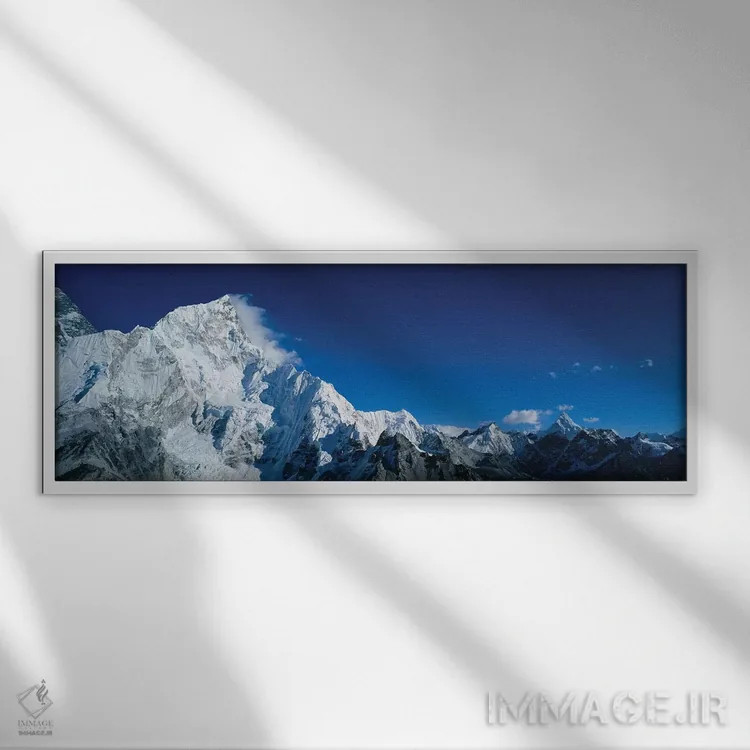 تابلو دکوراتیو Switzerland" - "منظره های شگفت انگیز از آلپ، سوئیس" اثر پانورامیک ایمجز - نمای قابدار سفید