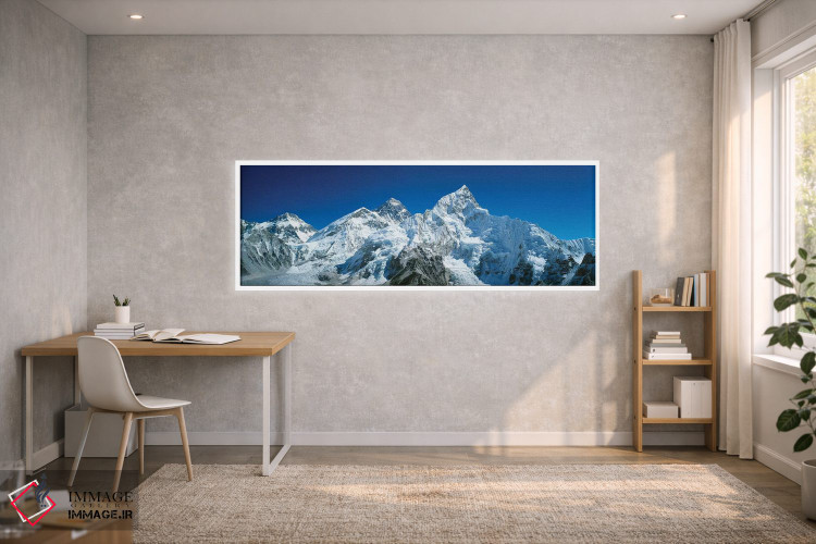 تابلو دکوراتیو Himalayas, Khumba Region, Nepal" - "نمای از زاویه پایین… اثر پانورامیک ایمجز - D1W