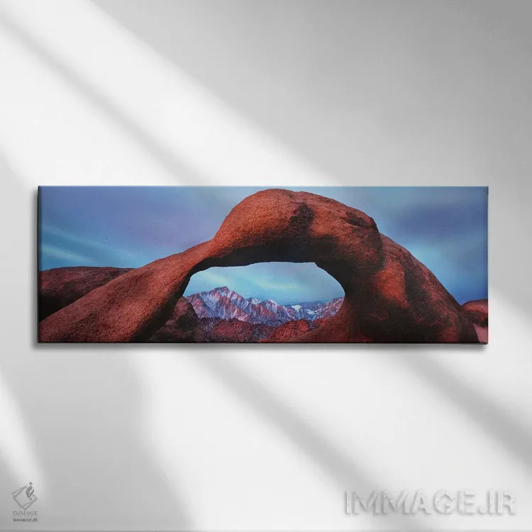 تابلو دکوراتیو Alabama Hills Natural Arch, Mobius Arch, Movie Road, Lo… اثر پانورامیک ایمجز - نمای روبهرو روی دیوار