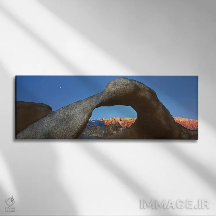 تابلو دکوراتیو Alabama Hills Natural Arch, Mobius Arch, Movie Road, Lo… اثر پانورامیک ایمجز - نمای روبهرو روی دیوار