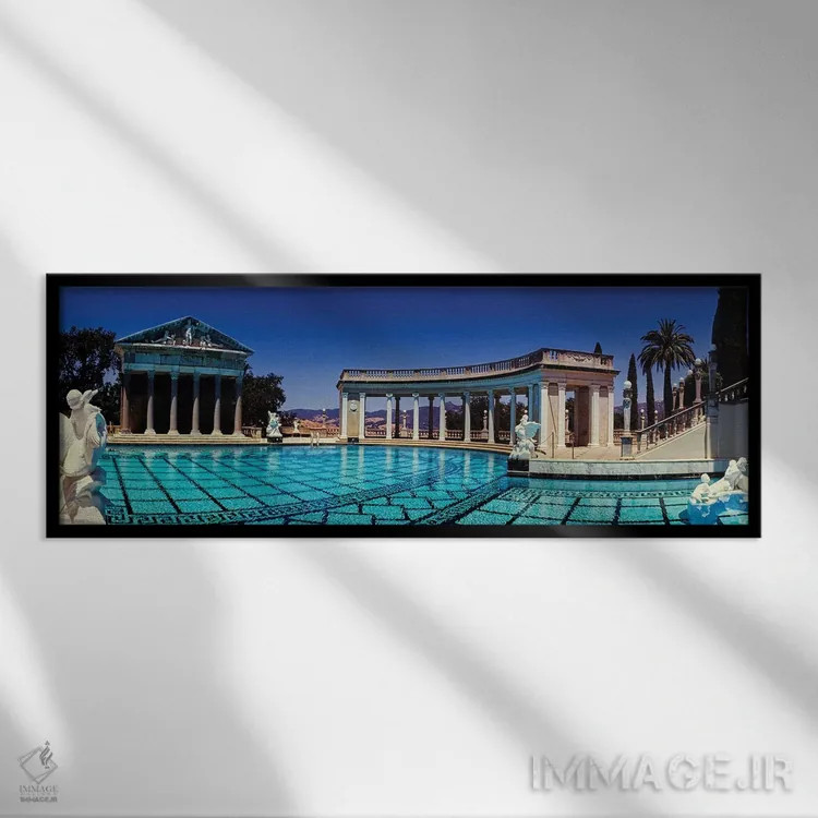 تابلو دکوراتیو San Simeon, San Luis Obispo County, California, USA"… اثر پانورامیک ایمجز - نمای قابدار مشکی