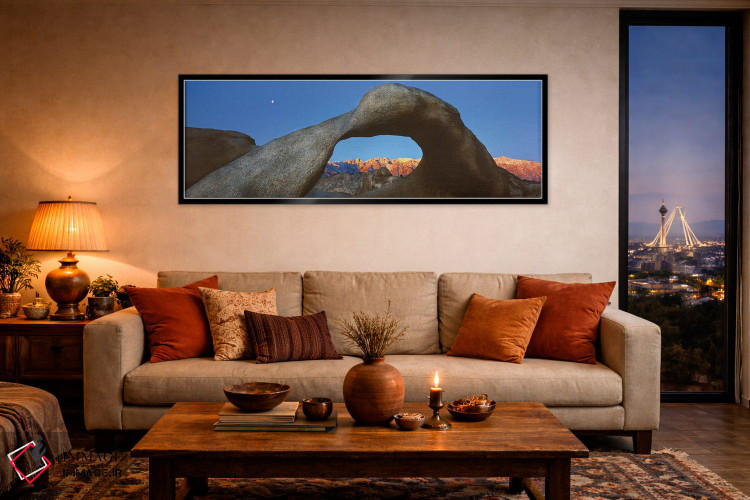 تابلو دکوراتیو Alabama Hills Natural Arch, Mobius Arch, Movie Road, Lo… اثر پانورامیک ایمجز - D5B