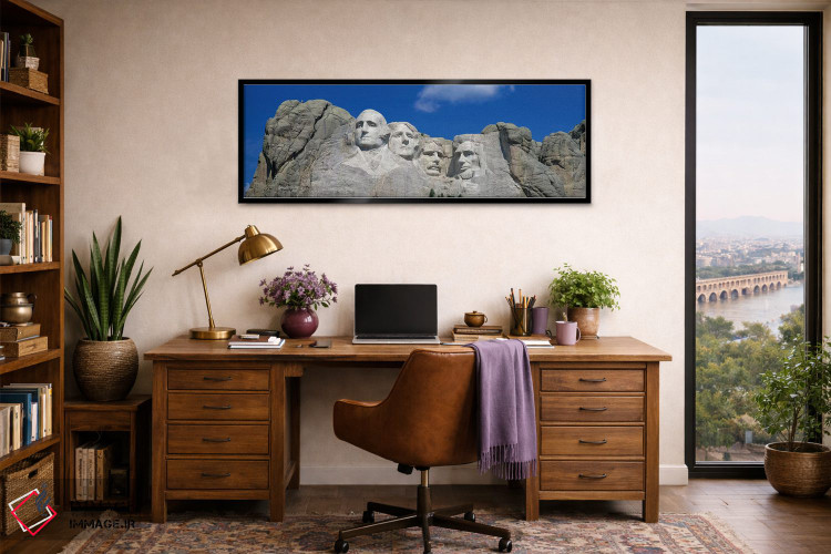 تابلو دکوراتیو South Dakota, USA" - "کوه راش مور، داکوتای جنوبی، آمریک… اثر پانورامیک ایمجز - D2B