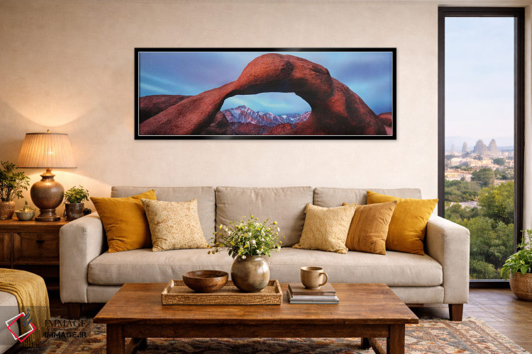 تابلو دکوراتیو Alabama Hills Natural Arch, Mobius Arch, Movie Road, Lo… اثر پانورامیک ایمجز - D6B
