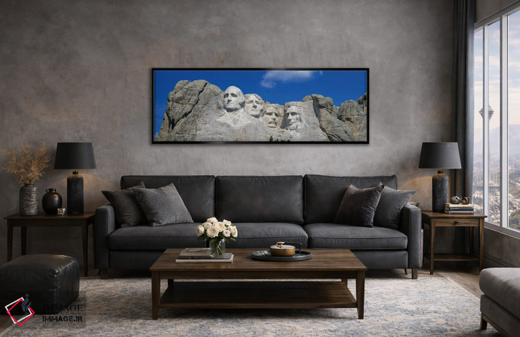 تابلو دکوراتیو South Dakota, USA" - "کوه راش مور، داکوتای جنوبی، آمریک… اثر پانورامیک ایمجز - D5B