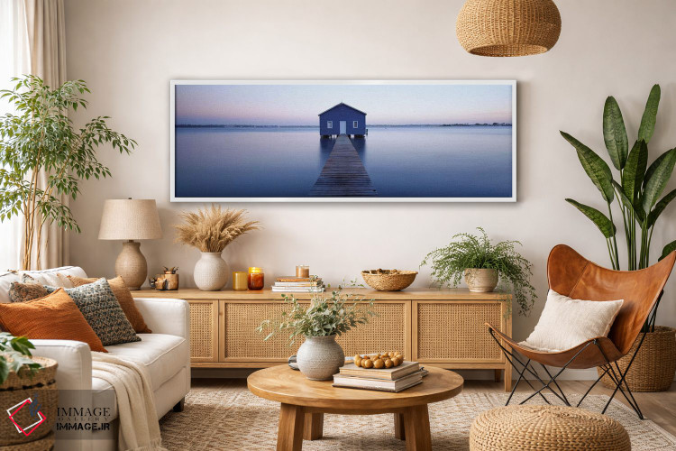 تابلو دکوراتیو Swan River, Matilda Bay, Perth, Western Australia, Aust… اثر پانورامیک ایمجز - D2W
