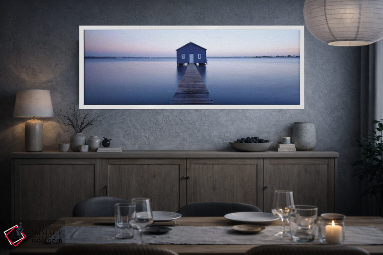 تابلو دکوراتیو Swan River, Matilda Bay, Perth, Western Australia, Aust… اثر پانورامیک ایمجز - D3W
