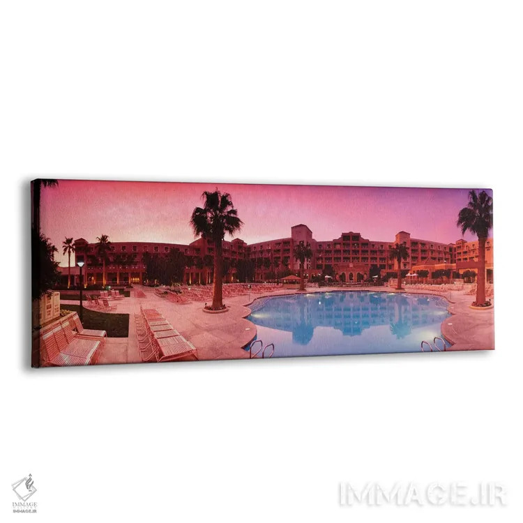 تابلو دکوراتیو استراحتگاه پالم اسپرینگز اثر پانورامیک ایمجز - نمای پرسپکتیو محصول