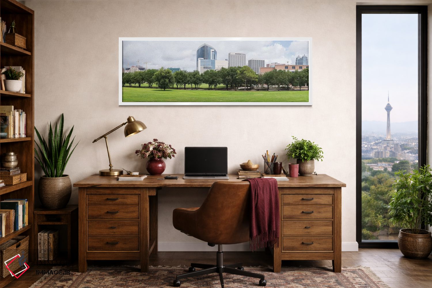 تابلو دکوراتیو مرکز پزشکی تگزاس و دانشگاه رایس در هیوستون، تگزاس، ایال… اثر پانورامیک ایمجز - D1W