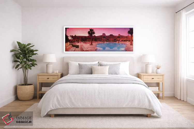 تابلو دکوراتیو استراحتگاه پالم اسپرینگز اثر پانورامیک ایمجز - D4W