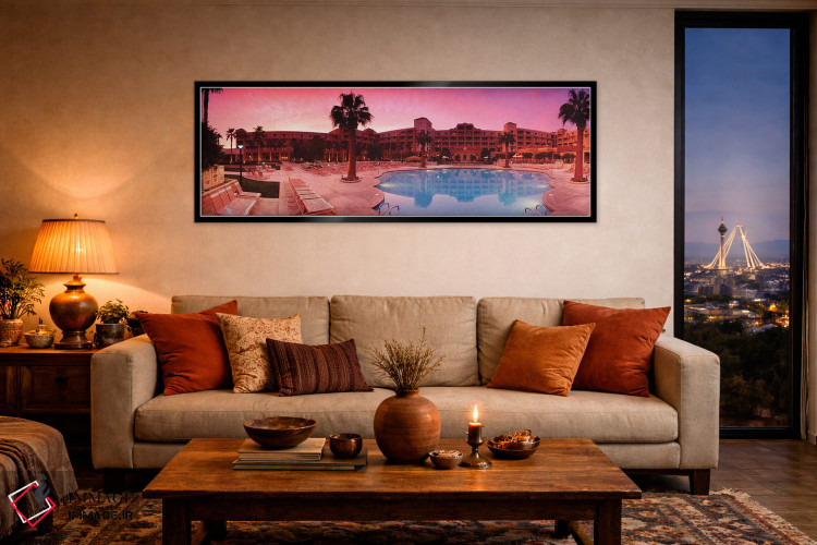 تابلو دکوراتیو استراحتگاه پالم اسپرینگز اثر پانورامیک ایمجز - D5B