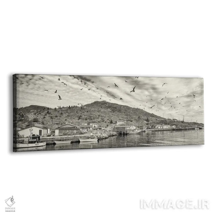 تابلو دکوراتیو قایق های ماهیگیری، پتی هاربر، شبه جزیره آوالون، جزیره ن… اثر پانورامیک ایمجز - نمای پرسپکتیو محصول