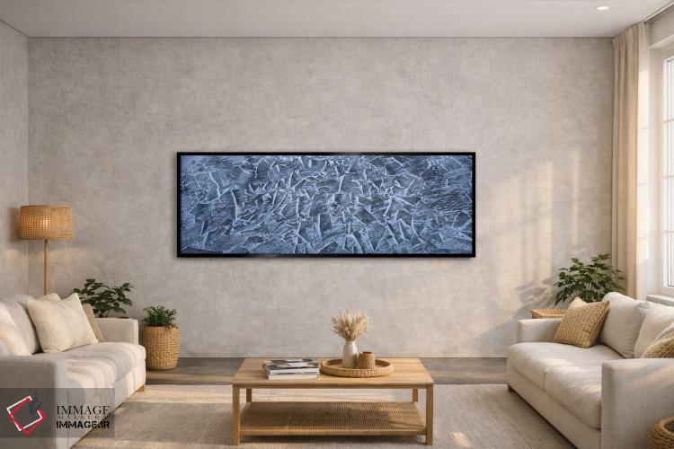 تابلو دکوراتیو یخ های شکسته روی رودخانه سنت لارنس، مونترال، کانادا اثر پانورامیک ایمجز - D3B