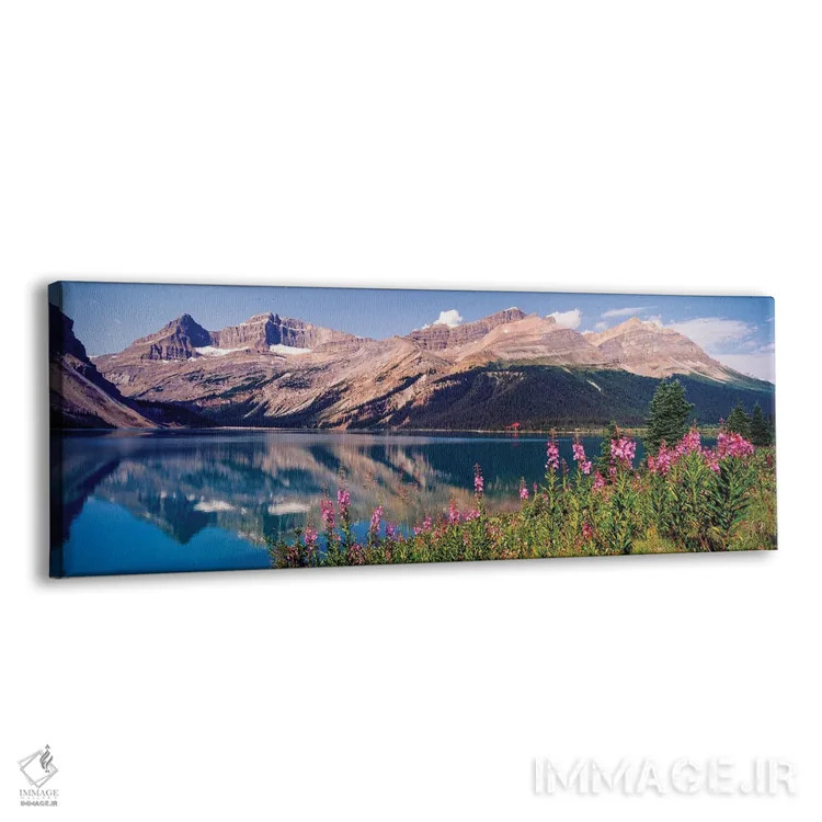 تابلو دکوراتیو Bow Lake, Mt. Jimmy Simpson, Alberta, Canada" - "بازتاب… اثر پانورامیک ایمجز - نمای پرسپکتیو محصول