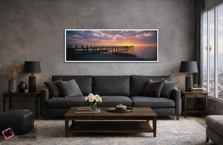 تابلو دکوراتیو Crystal Beach, Florida, USA" - "پیری بر روی ساحل، ساحل… اثر پانورامیک ایمجز - D4W