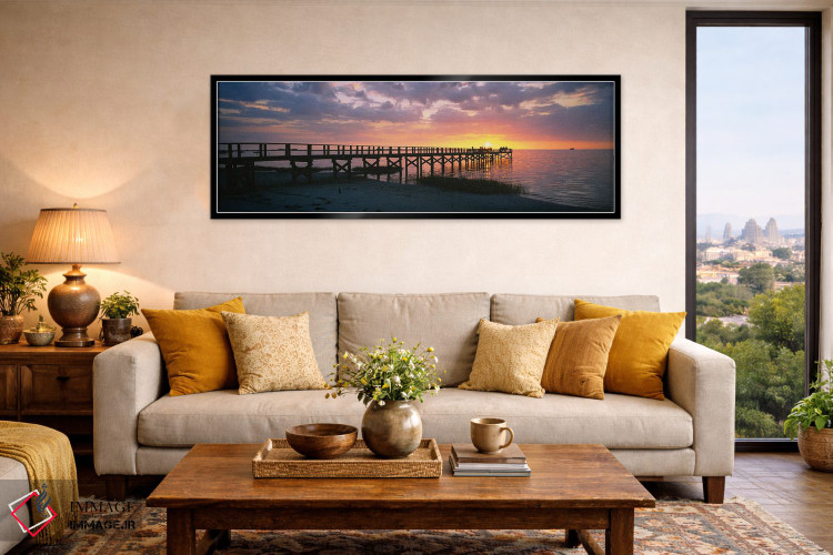 تابلو دکوراتیو Crystal Beach, Florida, USA" - "پیری بر روی ساحل، ساحل… اثر پانورامیک ایمجز - D6B