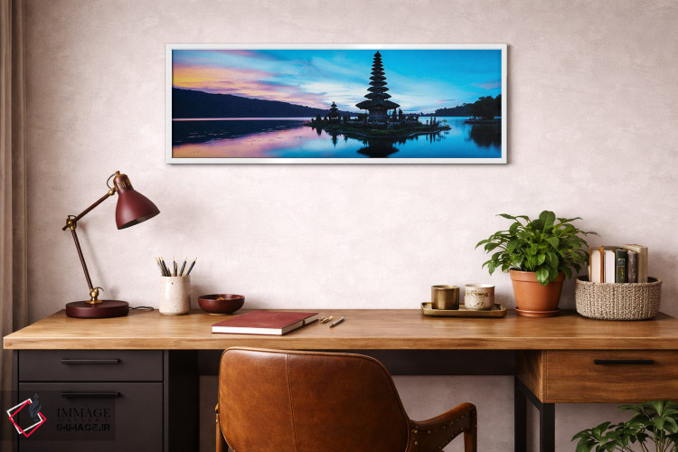 تابلو دکوراتیو Bedugal, Bali, Indonesia" - "معبد پورا اولون دانو براتا… اثر پانورامیک ایمجز - D3W
