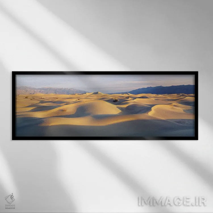 تابلو دکوراتیو Mesquite Flat Dunes, Death Valley National Park, Califo… اثر پانورامیک ایمجز - نمای قابدار مشکی