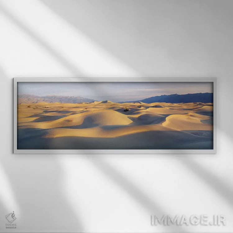 تابلو دکوراتیو Mesquite Flat Dunes, Death Valley National Park, Califo… اثر پانورامیک ایمجز - نمای قابدار سفید