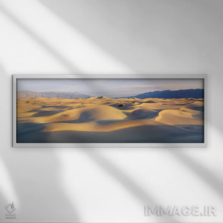 تابلو دکوراتیو Mesquite Flat Dunes, Death Valley National Park, Califo… اثر پانورامیک ایمجز - نمای قابدار سفید