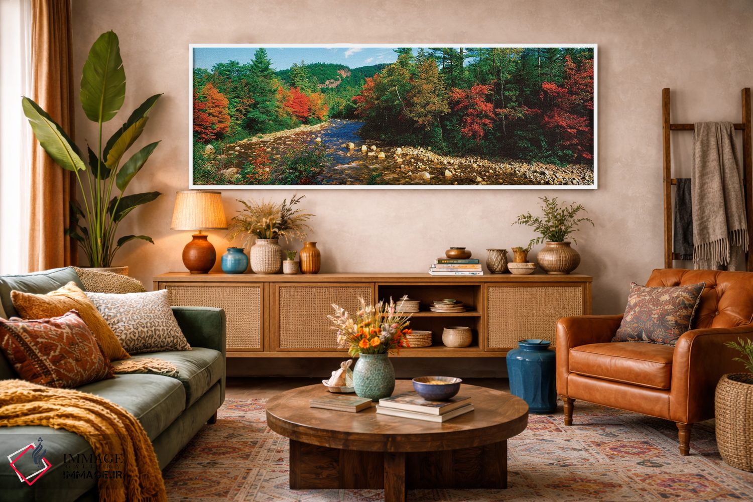 تابلو دکوراتیو Swift River, White Mountain National Forest, Carroll Co… اثر پانورامیک ایمجز - D1W