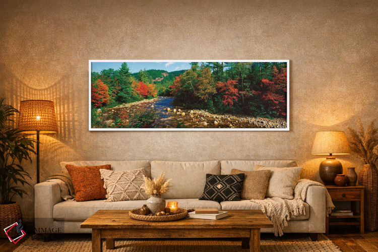 تابلو دکوراتیو Swift River, White Mountain National Forest, Carroll Co… اثر پانورامیک ایمجز - D5W