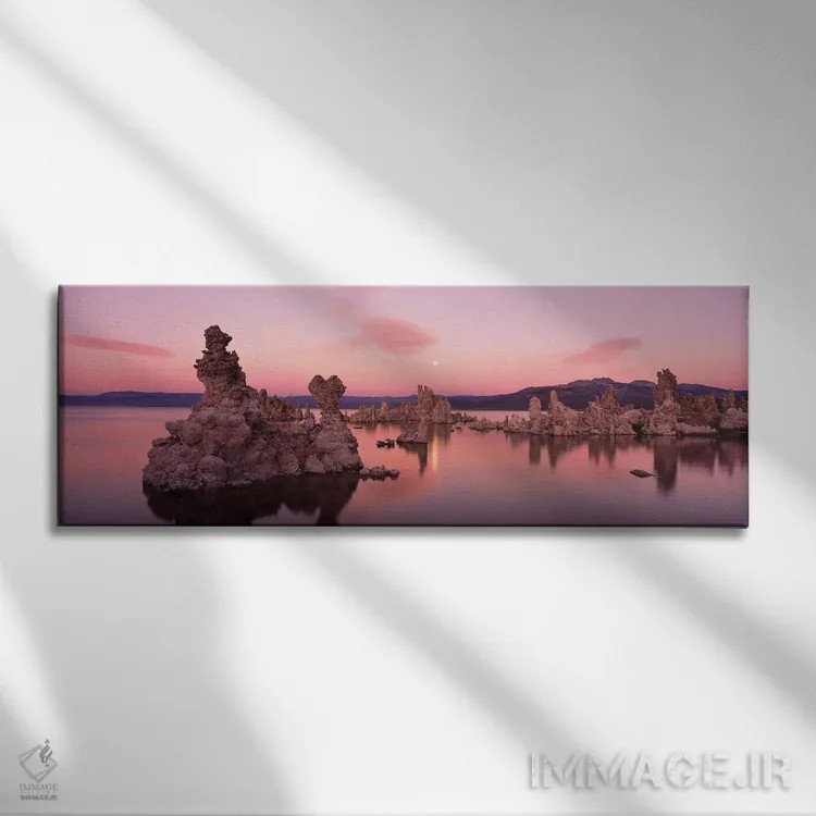 تابلو دکوراتیو Mono Lake, Mono Lake Tufa State Reserve, California, US… اثر پانورامیک ایمجز - نمای روبهرو روی دیوار