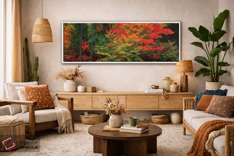 تابلو دکوراتیو Tibbetts Memorial State Forest, Pittstown, Rensselaer C… اثر پانورامیک ایمجز - D2W