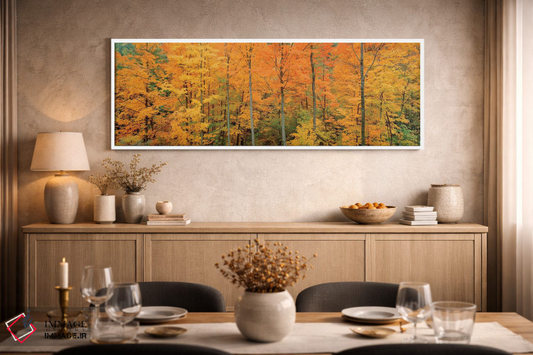 تابلو دکوراتیو Memorial State Forest, New York, USA" - "درختان در جنگل… اثر پانورامیک ایمجز - D1W