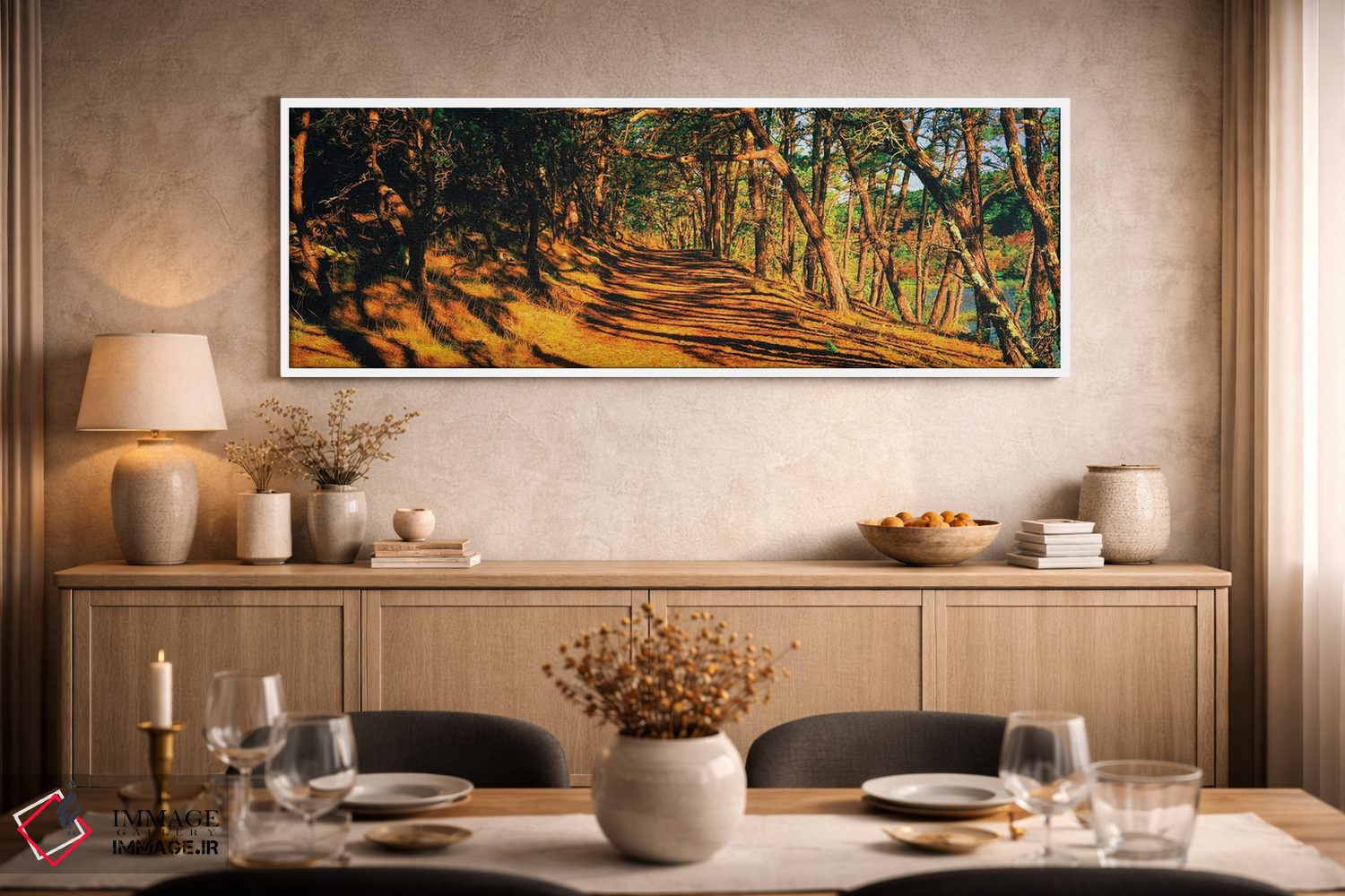تابلو دکوراتیو Beech Forest Trail, Provincetown, Cape Cod, Barnstable… اثر پانورامیک ایمجز - D1W