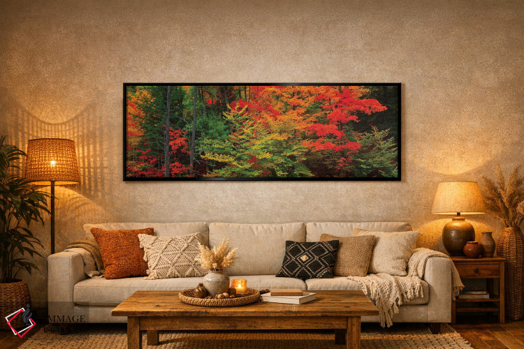 تابلو دکوراتیو Tibbetts Memorial State Forest, Pittstown, Rensselaer C… اثر پانورامیک ایمجز - D6B