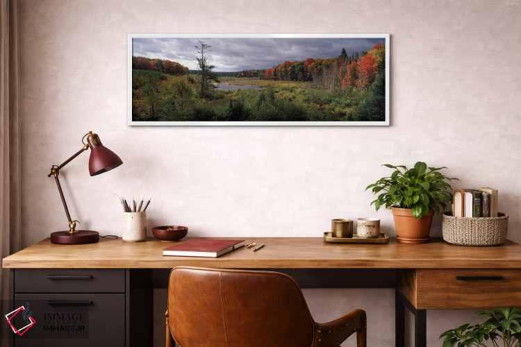 تابلو دکوراتیو Ottawa National Forest, North Woods, Upper Peninsula, M… اثر پانورامیک ایمجز - D3W