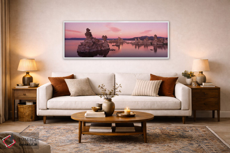تابلو دکوراتیو Mono Lake, Mono Lake Tufa State Reserve, California, US… اثر پانورامیک ایمجز - D3W