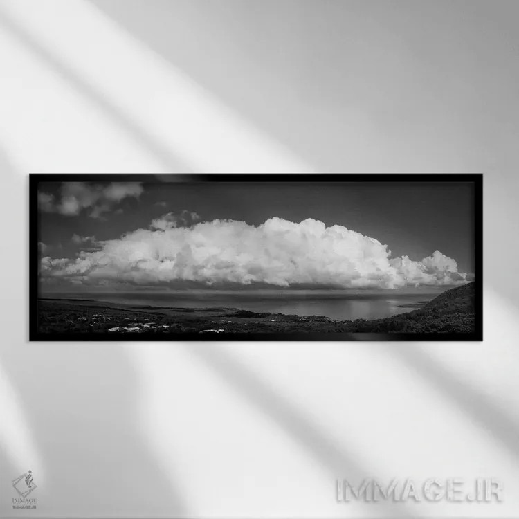 تابلو دکوراتیو South Kona, Hawaii, USA" - "نمایی از دریا و ابرها در آس… اثر پانورامیک ایمجز - نمای قابدار مشکی
