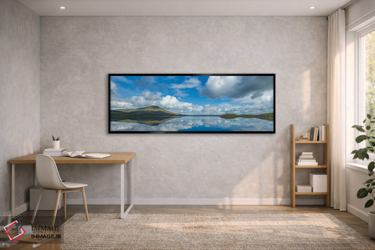تابلو دکوراتیو Bellacragher Bay, County Mayo, Ireland" - "نمایی از دری… اثر پانورامیک ایمجز - D1B