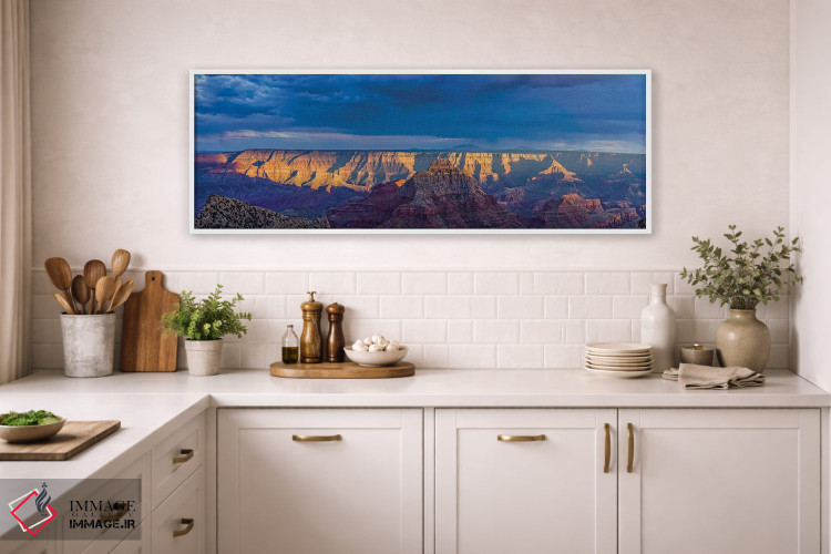 تابلو دکوراتیو Grand Canyon, Arizona, USA" - "نمایی از آسمان دراماتیک… اثر پانورامیک ایمجز - D1W