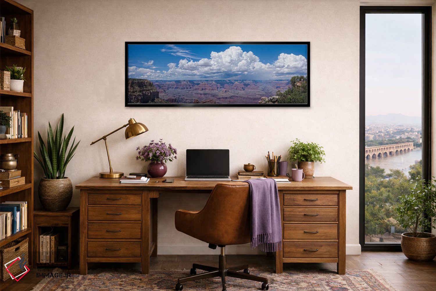 تابلو دکوراتیو Grand Canyon, Arizona, USA" - "نمایی از ابرها بر فراز د… اثر پانورامیک ایمجز - D3B