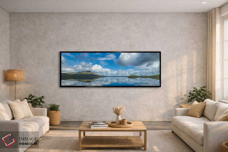 تابلو دکوراتیو Bellacragher Bay, County Mayo, Ireland" - "نمایی از دری… اثر پانورامیک ایمجز - D3B