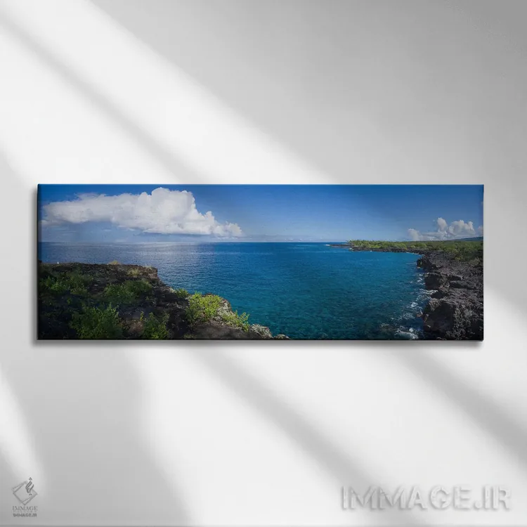تابلو دکوراتیو South Kona, Hawaii, USA" - "نمایی از دریا و خط ساحلی، ج… اثر پانورامیک ایمجز - نمای روبهرو روی دیوار